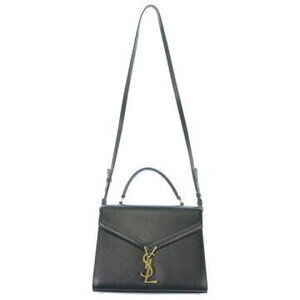 Saint Laurent Cassandra top handle bag grain de poudre leather Black